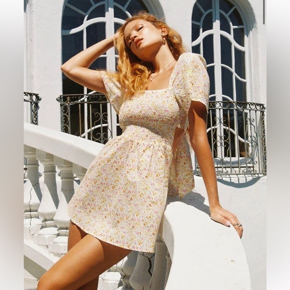 Princess Polly Floral Mini Dress Size 4 NEW - Picture 6 of 6